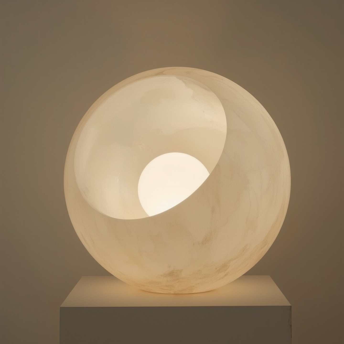 Lampe, die das Material zeigt