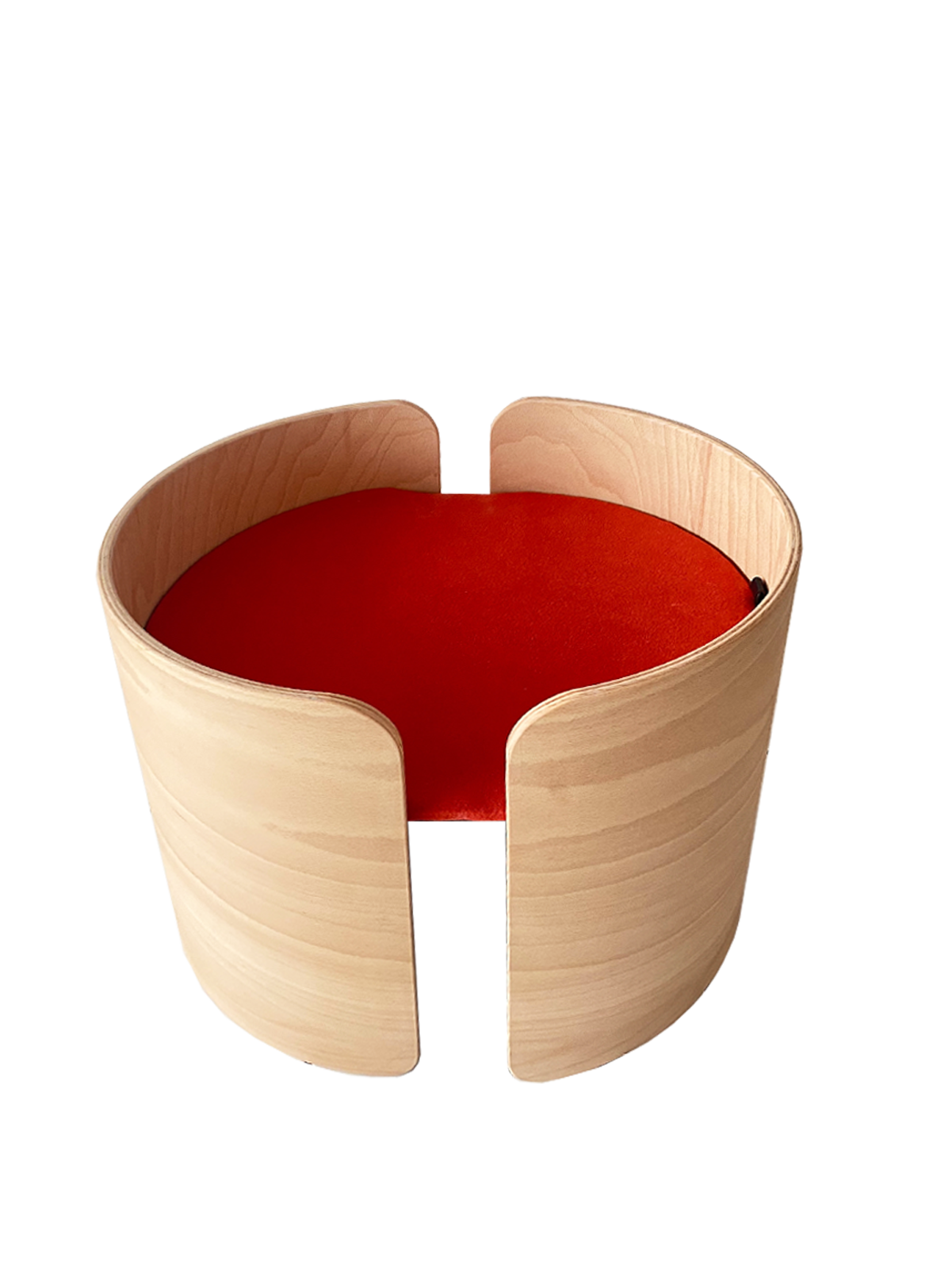 Zwei Tacco Chairs als Tisch oder Wiege verbunden